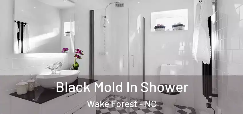 Black Mold In Shower Wake Forest - NC